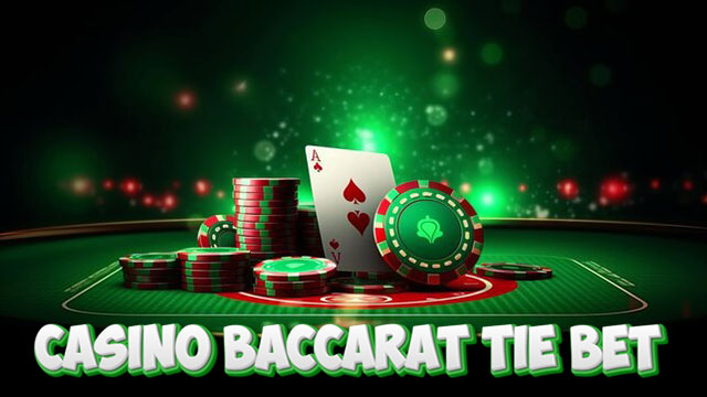 casino baccarat tie bet